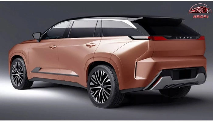 Lexus TZ SUV điện ba hàng ghế chuẩn bị ra mắt 2024.
