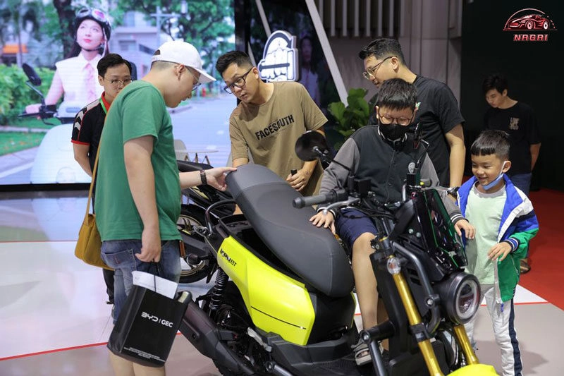 Vietnam Motor Show 2024 Trải nghiệm công nghệ xe xanh cho gia đình