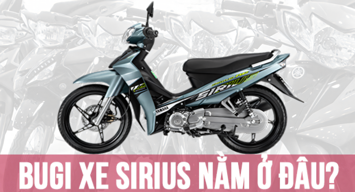 Bugi Xe Sirius Nằm Ở Đâu | Chỉ Cái Là Thấy Liền 100% ✔️