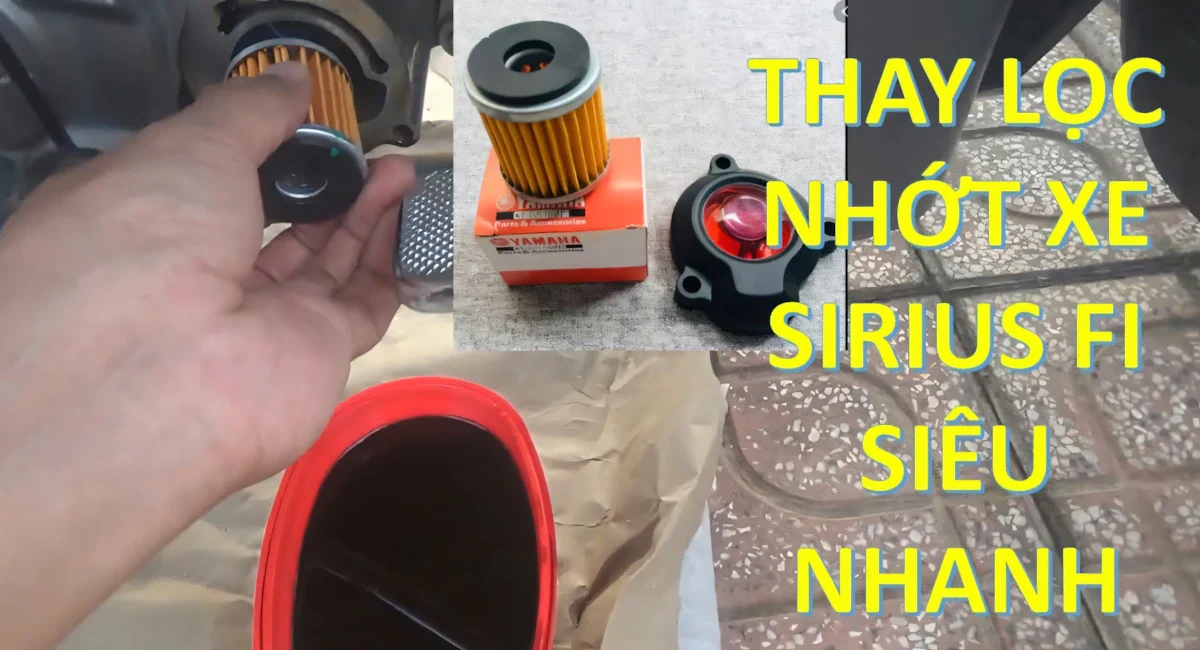 Bước 3: Xả nhớt cũ ra