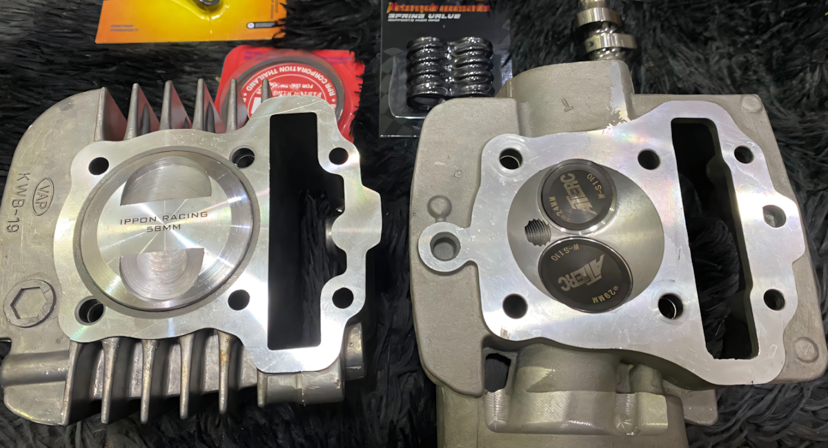 Lòng, piston, bạc 58mm