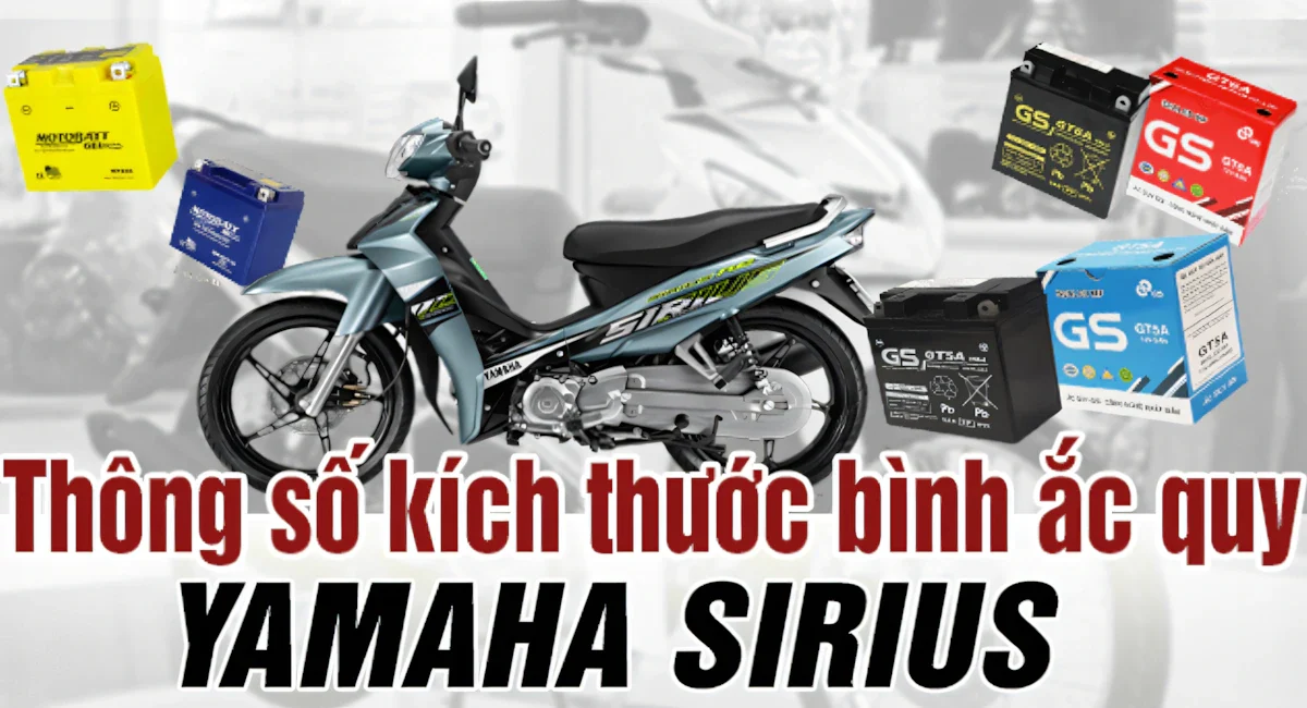 Sạc Bình Xe Sirius Bao Nhiêu Tiền | Đừng Để Bị [Chặt Chém]