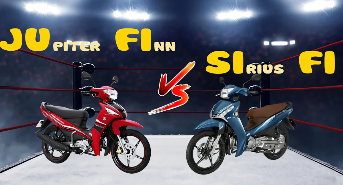 Vậy nên mua xe nào giữa xe sirius Fi và jupiter Fi